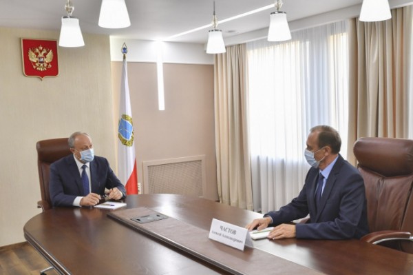 Глава региона встретился с новым руководителем регионального Россельхознадзора Алексеем Частовым