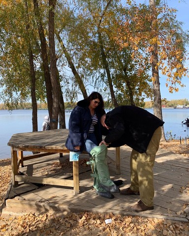 &laquo;Продукт будем бомбический&raquo;: председатель комитета по туризму после поездки на БТР пролетела над Саратовом на гидроплане