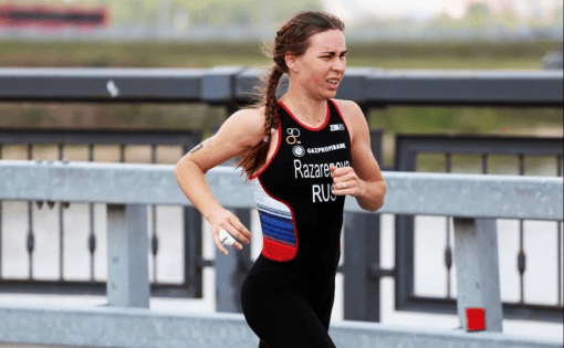 
Александра Разаренова &ndash; чемпионка России по дуатлону