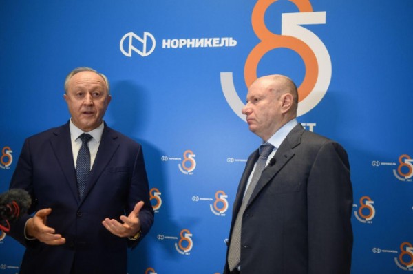 Губернатор Валерий Радаев в Москве встретился с Президентом ПАО «ГМК «Норильский никель» Владимиром Потаниным Губернатор Валерий Радаев в Москве встретился с Президентом ПАО «ГМК «Норильский никель» Владимиром Потаниным