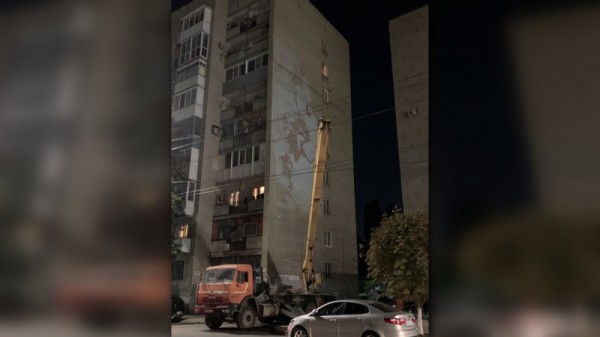 В центре Саратова в благодарность врачам появится граффити на всю стену девятиэтажного дома&nbsp;
