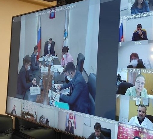 В Саратовской области развернут межрайонный ковидный госпиталь