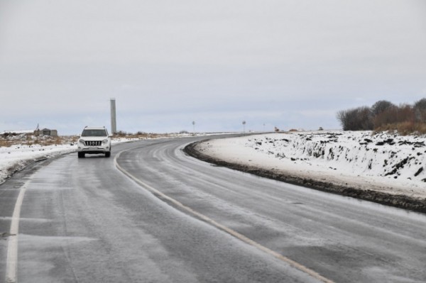 Губернатор проверил, как идет завершающий этап строительства автоподъезда в Ртищевском районе