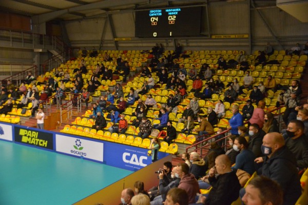 &laquo;Протон&raquo; в заключительной домашней игре сезона уверенно обыграл белорусских волейболисток