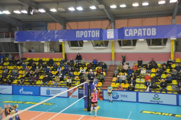 &laquo;Протон&raquo; в заключительной домашней игре сезона уверенно обыграл белорусских волейболисток