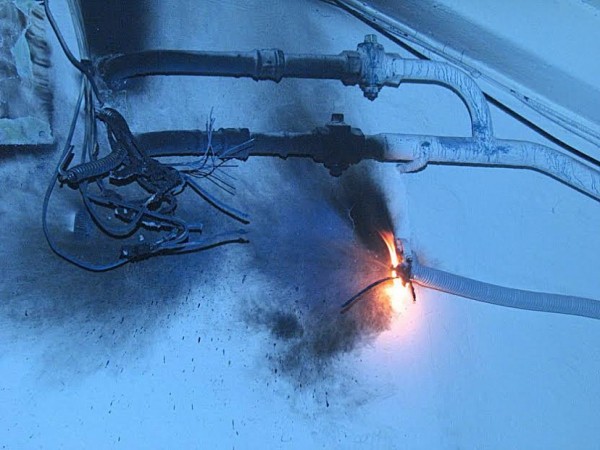 Казарма под Саратовом могла загореться из-за неисправной проводки