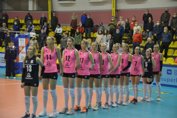 &laquo;Протон&raquo; в заключительной домашней игре сезона уверенно обыграл белорусских волейболисток