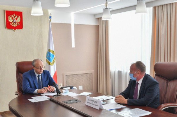 Губернатор Валерий Радаев провел встречу с главой Ровенского района