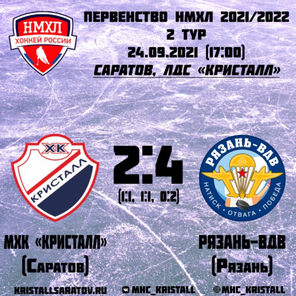 Второе поражение от &laquo;Рязань-ВДВ&raquo;