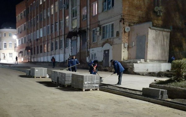 В Вольске продолжается благоустройство центральной части города