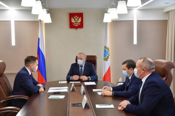 Губернатор провел рабочую встречу с гендиректором &laquo;Газпром трансгаз Саратов&raquo; Владимиром Мироновым