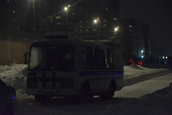 В крещенскую ночь саратовцы впервые зимой опробовали новый пляж (но их было немного)