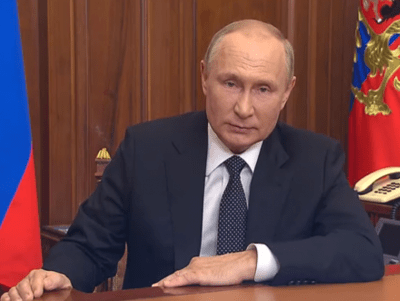 
Владимир Путин объявил о частичной мобилизации в России					