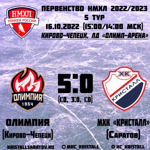 Весьма суровый реванш от &laquo;Олимпии&raquo;