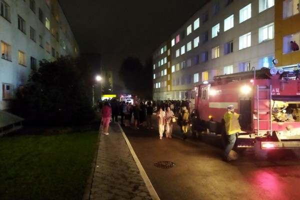 В Саратове произошел пожар в общежитии СГМУ: пострадали четыре человека