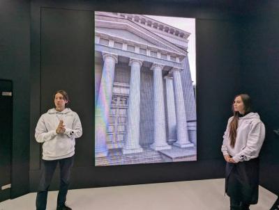 
Саратовская команда "Кода культуры" презентовала на ВДНХ проект "Ожившая история храмов Саратова" 					