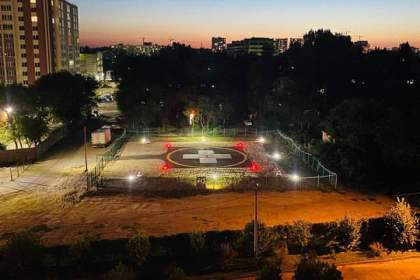 В столице соседнего региона построили очередную площадку для санитарной авиации В столице соседнего региона построили очередную площадку для санитарной авиации