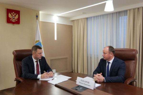 Роман Бусаргин обсудил с новым главой Балашовского района Михаилом Захаровым планы по развитию муниципалитета
