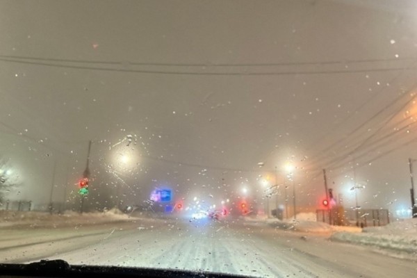 Из-за непогоды перекрыли участок федеральной трассы