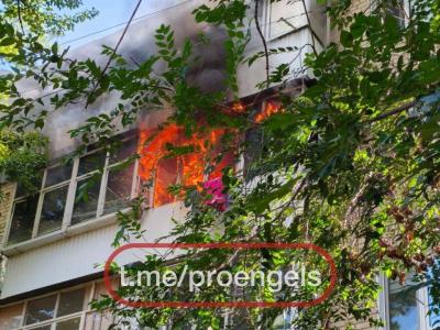 
МЧС о пожаре возле "Сигнала"  в Энгельсе: "Эвакуация не понадобилась"					